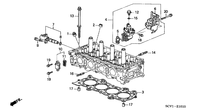 VTC oil control valve