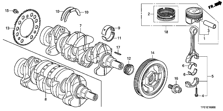 Piston/Crankshaft