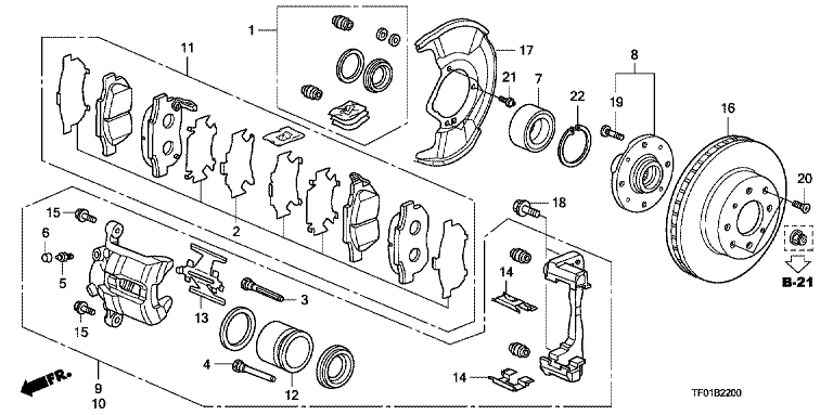 Front brake (1)