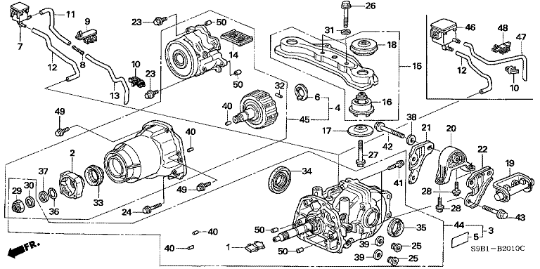 Rear differential/mount