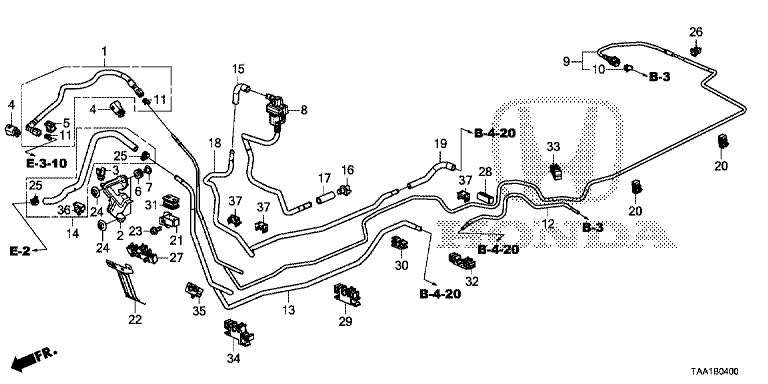 Fuel pipe (2WD)