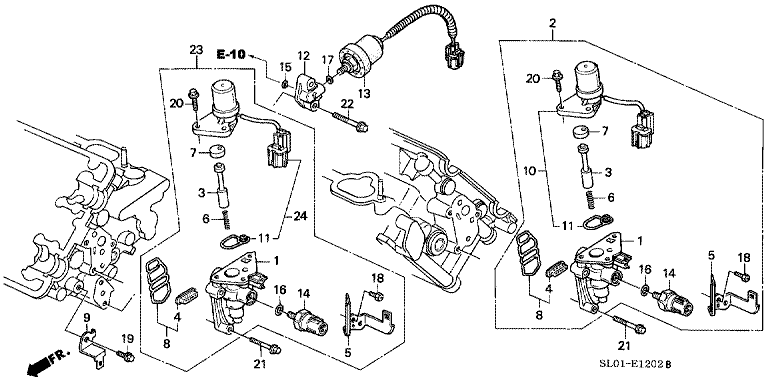 SPOOL valve / oil pressure sensor