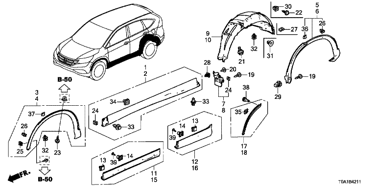 Side sill garnish/protector