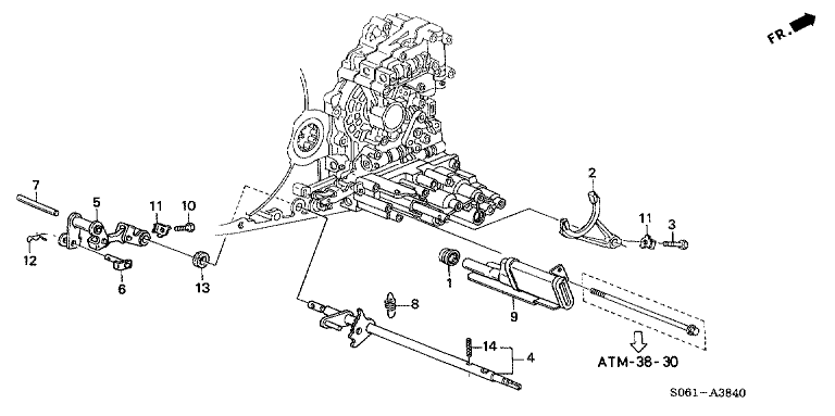 Shift fork (4WD) (130)