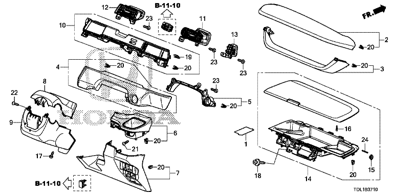 Instrument Panel Garnish (Driver Side)