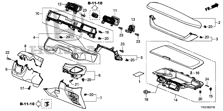 Instrument Panel Garnish (Driver Side)