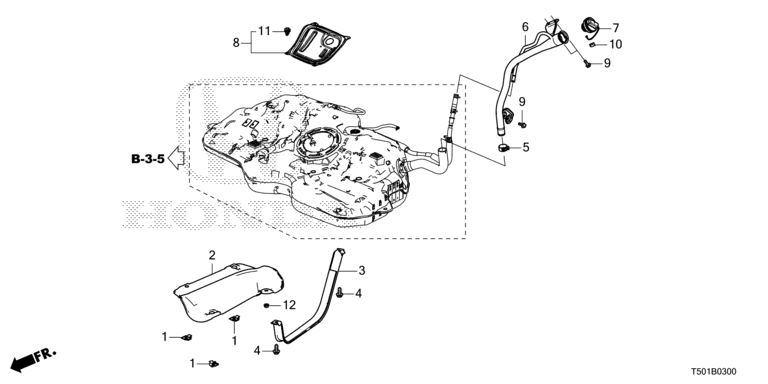 Fuel filler pipe