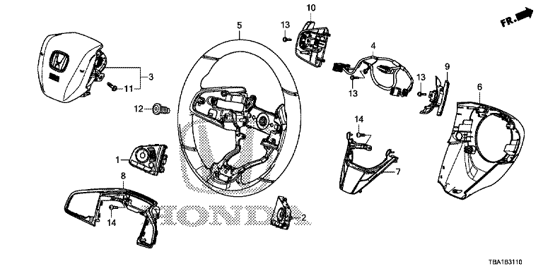 Steering wheel (SRS)