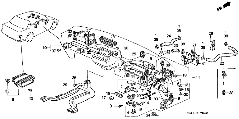 Water valve/duct