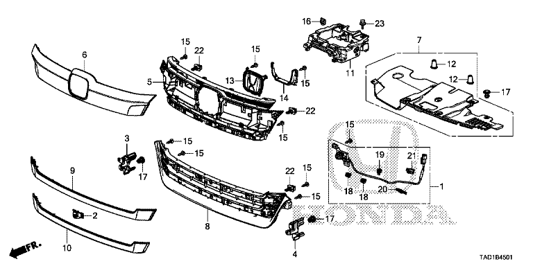 Front grille