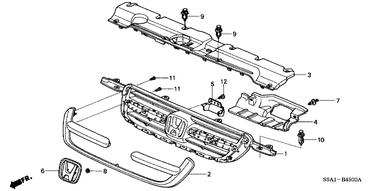 Front grill