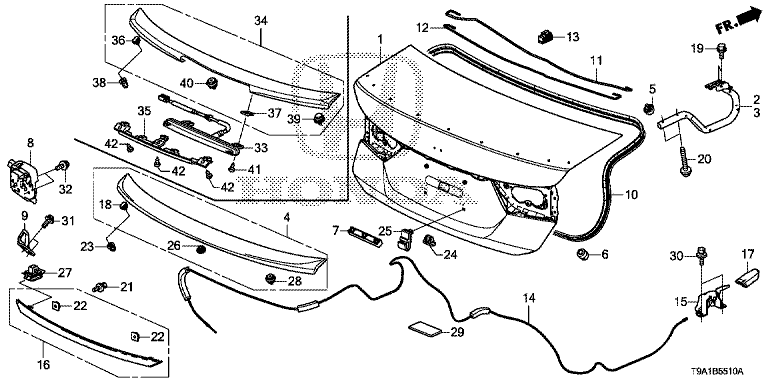 Trunk lid