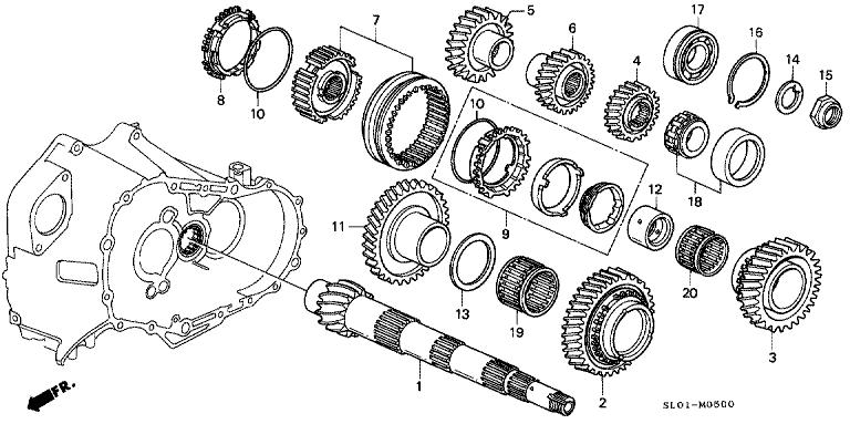 Counter shaft (5MT)