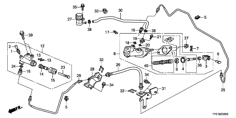 Clutch master cylinder