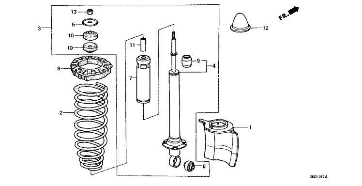 Rear damper