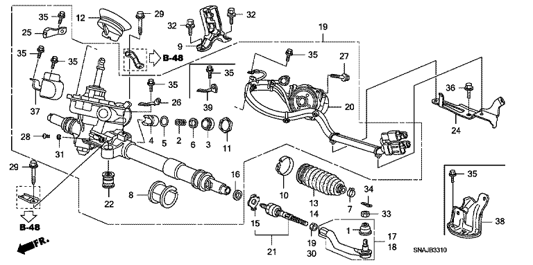 Power Steering Gearbox (EPS)