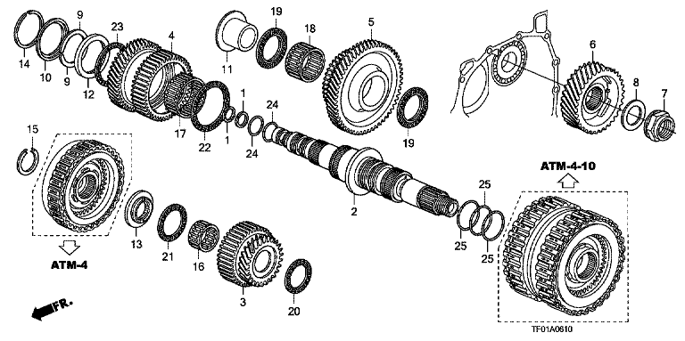 Secondary Shaft (5AT)