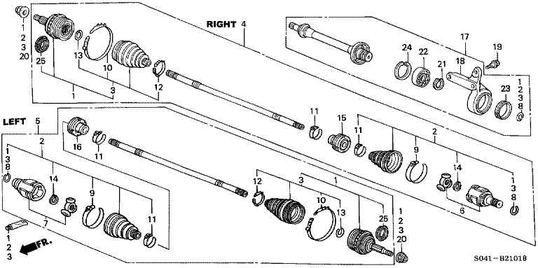 Front Drive Shaft/Half Shaft (2)