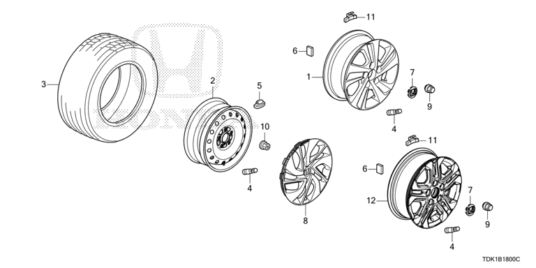 Tire/Wheel disc