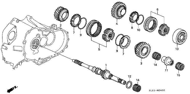 Main shaft (5MT)