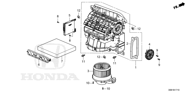 Heater blower