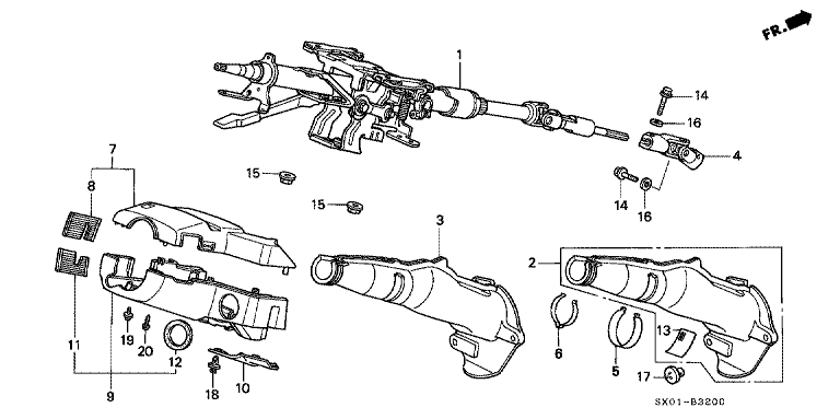 Steering column