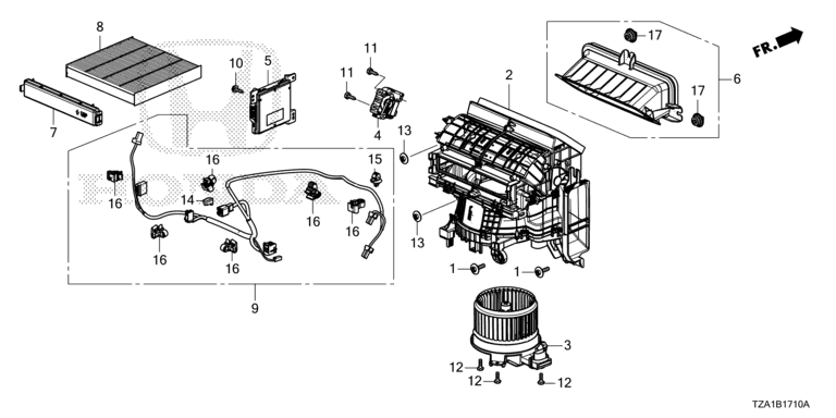 Heater blower