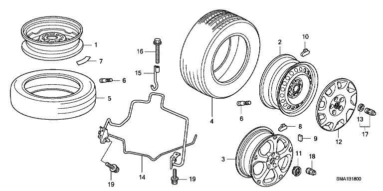 Tire/Wheel disc