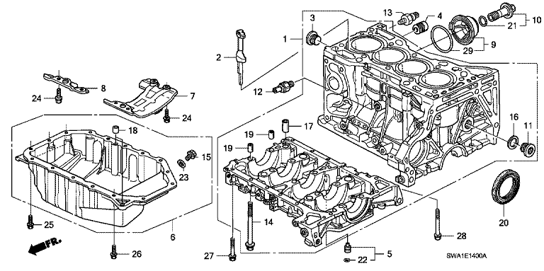 Cylinder Block/Oil Pan