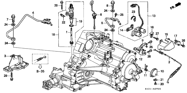 ATF Pipe/Speed Sensor