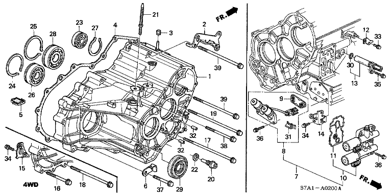 Transmission Case (1.7L)