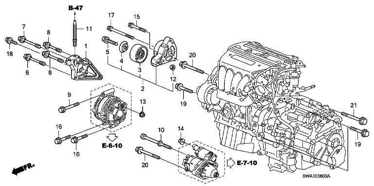 Engine mounting bracket