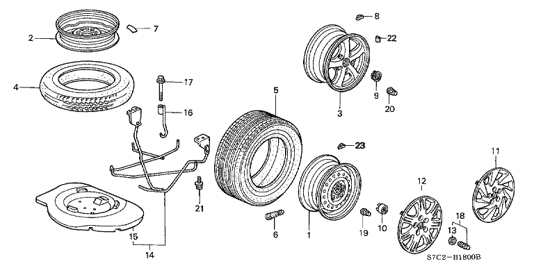 Tire/Wheel disc