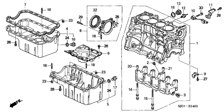 Cylinder Block/Oil Pan