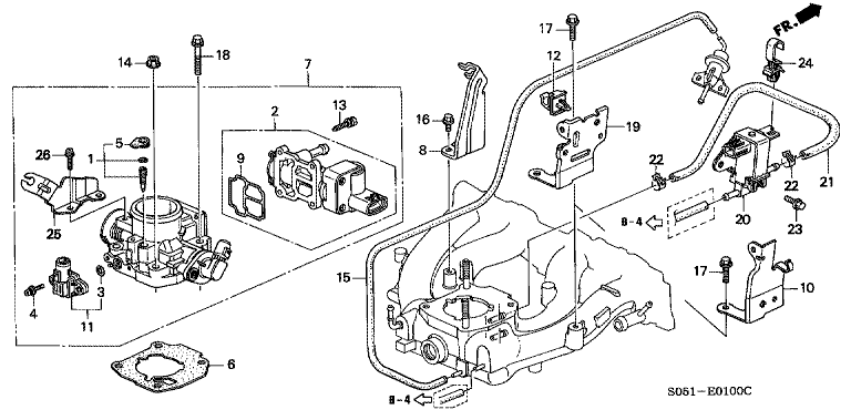 Throttle body (SOHC)