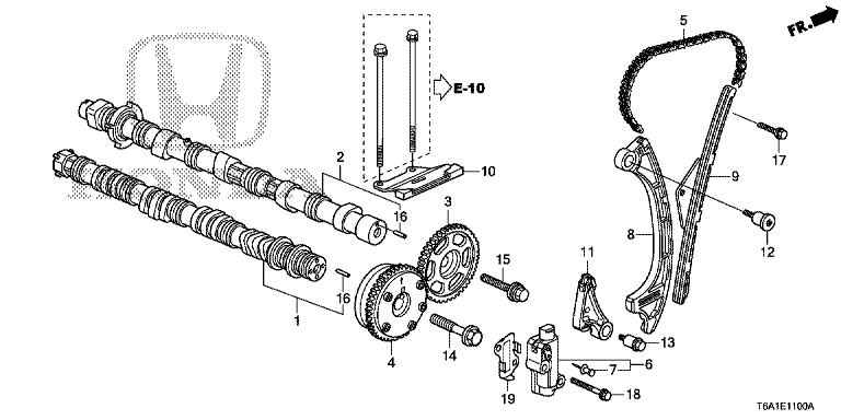 Camshaft/cam chain