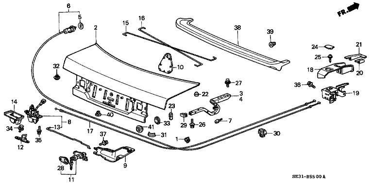 Trunk lid