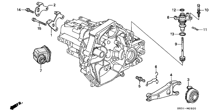 Clutch release (EL, ETI, ML, MX, SI, VTI)