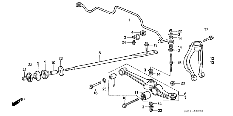 Front lower arm (EF1,2,3)