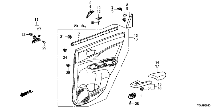 Rear Door Lining