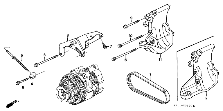 A.C. Generator Bracket