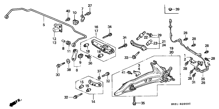 Rear stabilizer / Rear lower arm