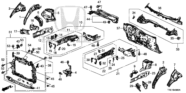 Front bulkhead / Dashboard