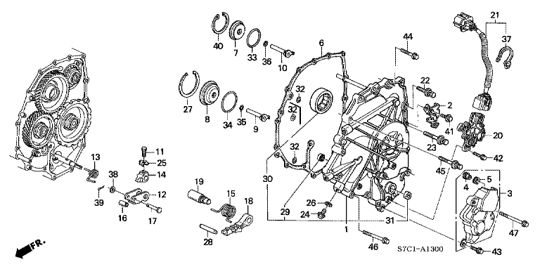 Left side cover (2.0L)