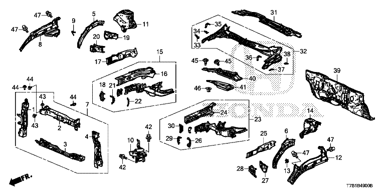 Front bulkhead / Dashboard