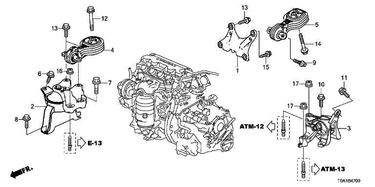 Engine mount (2.0L)