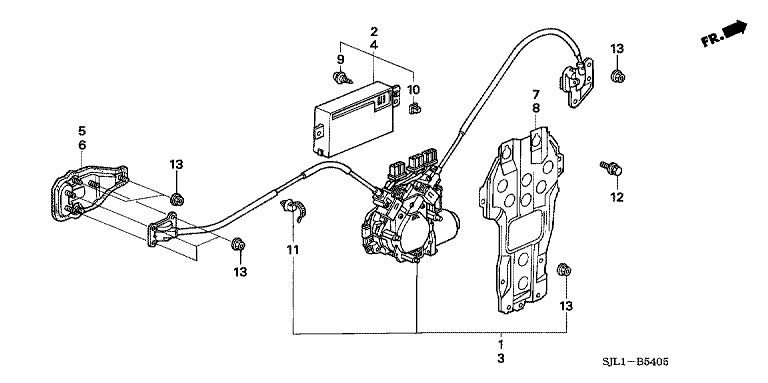 Sliding door motor