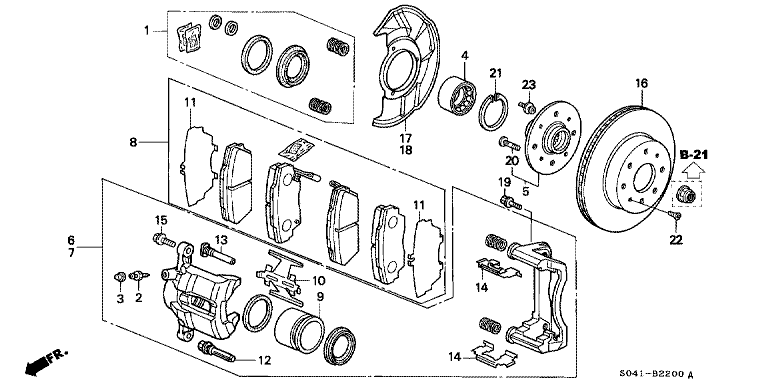 Front brake (1)
