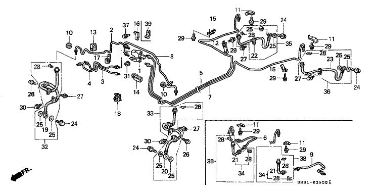 Brake pipe/hose