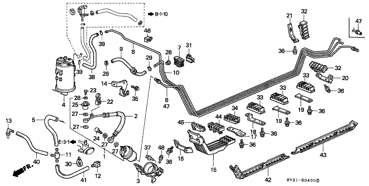 Fuel pipe (SIR)